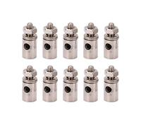 Omabeta Connettore per Asta di Spinta RC, Regolabile in Acciaio | Materiale resistente, compatibile con filo di acciaio da 1,8-2,1 mm, installazione rapida, per aerei RC