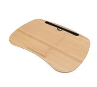 Omabeta Cuscino per Laptop Ergonomico in bambù Portatile da Scrivania per Laptop 3 in 1 Particelle Ecologiche per Viaggi di Lavoro a Casa in Ufficio 21,3 X 13,0 Pollici