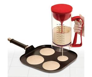 Omabeta Dispenser Elettrico per Pastella, Miscelatore Salva Sforzo per, Separatore Alimentato a Batteria per Strumento di Cottura Professionale Domestico