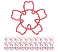 Omabeta Graffette Fiori di Ciliegio Carina Rosa Rossa 30 Pezzi per
