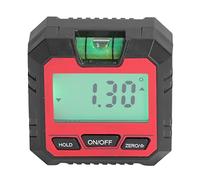 Omabeta Inclinometro Digitale 90° Goniometro Elettronico Ad Alta Precisione Misuratore di Livello Angolare per Lavorazione del Legno e Riparazioni Auto 5,3 X 5,3 X 2,7 Cm (Rossa)