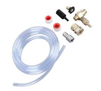 Omabeta Kit Iniettore Chimico Rondella Ad Alta Pressione, Valvola Regolabile da 4000psi con Connettore da 3/8 Pollici da 9,8 Piedi Set per la Pulizia del Giardino