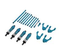 Omabeta Kit Tirante per Auto RC per Collegamenti Sterzo e Ammortizzatori Ad Alta Resistenza MN86 1:12 per la Modifica del Cingolo (Blu)