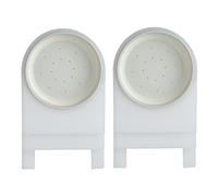 Omabeta Mangiatoia per Api 2 Pezzi Alimentatore per Acqua e Zucchero in Plastica Durevole per Ingresso Alveare 5,5x3,1x1,1 Pollici