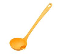 Omabeta Mestolo per Zuppa Separatore di Olio Design Efficiente Cucchiaio per Separatore di Grasso con Manico Lungo per Giallo 1 Pezzo