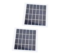 Omabeta Mini Celle Solari Portatili Ad Alta Efficienza per Pannelli Solari da 2 Pezzi per Sistemi di Illuminazione di Emergenza in Silicone e Plastica 4,72x4,33 Pollici