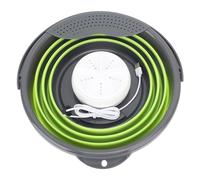 Omabeta Mini Lavatrice da 10 Litri, Pulizia Efficiente Impostazione di Spegnimento Automatico della Lavatrice Portatile USB per Dormitorio per Biancheria Intima