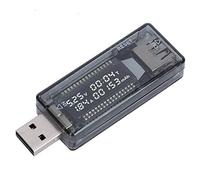 Omabeta Misuratore di Alimentazione USB Amperometro Voltmetro del Tester USB con Funzione di Memoria per i Cavi di Alimentazione di Alimentazione 3,5 a 20 V 0 a 3.3A Monitoraggio della