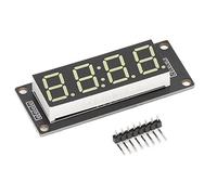 Omabeta Modulo Display Digitale a LED Display Segmentato a 4 Cifre di Alta qualità da 0,56 Pollici per Progetti Fai da Te, Scheda PCB Bianca, 1 unità