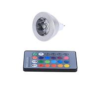 Omabeta MR16 3W RGB LED Lampadina Cambia Colore della Luce 12V-24V per Bar a casa Party Decorativo Paesaggio Scena Dimmerabile RGB Magic Spot Light