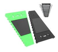 Omabeta Organizzatore di Chiavi Magnetiche, Vassoio Porta Portapacchi a Chiave Magnetica per Cassetta del Cassetto della Cassetta degli Attrezzi, 2 Pacchi 24 Chiavi da 6 Mm a 24 Mm 1/4
