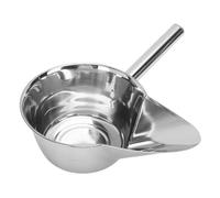 Omabeta Paletta per Patatine in Acciaio Inossidabile con Becco D'anatra Efficiente per Vari Alimenti Che Servono per le Forniture di Domestica (Destra)