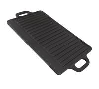Omabeta Piastra Grill Piastra in Ferro a Doppio Lato a Riscaldamento Rapido per Fornello a Gas da Campeggio Esterno, Piano Cottura a Induzione 1 X Grill (Piccolo)