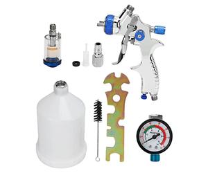 Omabeta Pistola a Spruzzo Spruzzatore di Vernice Efficiente Atomizzazione Regolabile per Professionisti Ideale per Vernici a Base D'acqua da 600 Ml