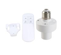 Omabeta Presa per Lampadina con Telecomando Tempi Convenienti 30 60 Minuti Portalampada Wireless per Bambini Anziani ABS