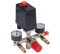 Omabeta Pressostato compressore d'Aria, Scarico Automatico del carico Display Robusto e Trasparente Kit valvola di Pressione del compressore d'Aria AC 240 V/380 V per Pompa