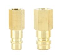 Omabeta R134A Connettore per Condizionatore D'aria in Ottone Installazione Rapida e Durevole per di Refrigerazione Confezione da 2 per Appassionati di Condizionatori D'aria