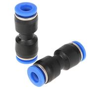 Omabeta Raccordi Pneumatici Pneumatici 20 Pezzi 1/4" Spingere per Collegare Raccordi per Tubi Connettori Diritti con Rilascio Ellittico per Resistenza All'alta Pressione Facile