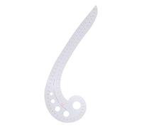 Omabeta Righello a Virgola Righello Curvo per Cucito e Design di Abbigliamento Realizzato in Resistente Plastica ABS Ideale per Studenti e