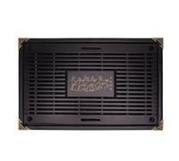 Omabeta Set da Tavolo da tè Gongfu con Drenaggio in Legno, Preciso e Semplice, per la Casa, di Grande capacità e Realistico, per gli Amanti del tè e gli Amici Divertenti, Materiale in Quercia Cinese