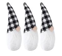 Omabeta Set di 3 Bambole Senza Volto, Decorazioni Natalizie Morbide e