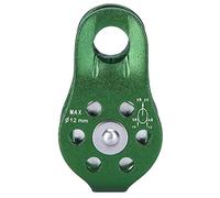Omabeta Single Rope Pulley Calzatura Pulley Grave in Lega di Alluminio in Alluminio Blocco per Il Trasporto di Trasporto di Rampicamento con 1000 kg di capacità di Carico Rotazione (Verde)