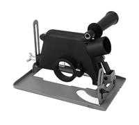 Omabeta Staffa di Supporto per Supporto per Smerigliatrice Angolare, Supporto Desktop Regolabile per la Macinatura in Plastica in Metallo, Accessori per Smerigliatrice Angolare da 100 a