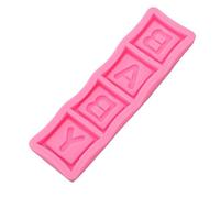 Omabeta Stampo in Silicone con Lettera Baby, Flessibile a Prova di Alte Basse Temperature, Stampo Antiaderente Riutilizzabile per Decorazioni di Torte, Feste di Compleanno, Baby S
