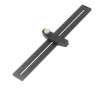 Omabeta Strumento Righello per Tracciare il Legno, Lega di Alluminio Resistente per un Layout Accurato della di Marcatura, Ideale per Falegnami, Design Portatile