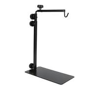 Omabeta Supporto per Lampada per Rettili Regolabile per Illuminazione da Pavimento Cingolata Struttura Stabile Design in Ferro Adatto per Lucertole Tartarughe Serpenti 23x41 Cm