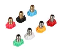 Omabeta Ugello per Acqua Ad Alta Pressione, Ugello a Spruzzo Multifunzione a Collegamento Rapido da 1/4 di Pollice con 7 Opzioni di Colore, per Il Lavaggio Esterno Dell'irrigatore da