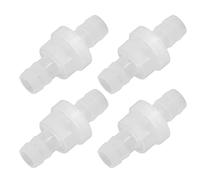 Omabeta Valvola Dell'aria Unidirezionale da 12 Pezzi con Valvola di Ritegno Durevole Resistente All'ozono per Acquario, Industria Chimica, Materiale PP (10 mm)