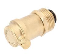 Omabeta Valvola di Rilascio Aria Automatica in Ottone per Scaldacqua Solare, Valvola di Sfiato per Alte Temperature per Condizionatore D'aria, Filettatura Maschio G1 DN25