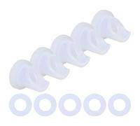 Omabeta Valvola di Ritegno del Gas e Guarnizione della della Birra, Silicone Alimentare Senza Perdite, Inodore con Uscita a Menisco Piatta e Concava, per Accoppiatori Sankey e Tipo D