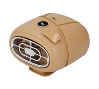 Omabeta Ventile Portatile con Display a LED, Ventola di Raffreddamento Ricaricabile con 100 Livelli di Diffusione di Profumi per i Lavoratori per Esterni Agricoltori (Giallo)