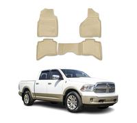 OMAC 2403444FBG Tappetino in Gomma in TPE nero anteriore e Posteriore Compatibilità con DODGE RAM 2500 Crew Cab Pick-up DJ RAM 2500 Standard Cab Pickup DJ