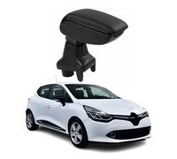 OMAC Armlehne per Renault Clio 2012-2019 - Snap-On - ABS + Kunstleder - Keine Bohrung o Installation - Einfache Montage Black