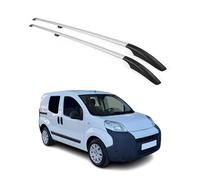 OMAC Barre portapacchi compatibili con Citroen Nemo 2008-2016 in alluminio nero
