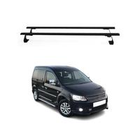 Barre portapacchi compatibili con VW Caddy III 2K 2003-2015 barre portapacchi nero 2X