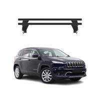 OMAC Barre Portatutto Trasversali Alu per Jaguar E-Pace 2018-2024 - Bloccabile - Scanalatura a T - Testato City Crash - Max. 50 kg Argento