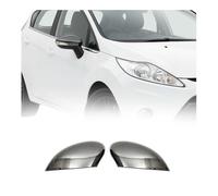 OMAC Calotte Specchio Spiegelabdeckung compatibile con Ford Fiesta/B-Max 2008-2017 Dark Cromato ABS