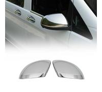 OMAC Calotte Specchio Spiegelabdeckung compatibile con Mercedes Vito W447 2014-2026 Cromato ABS Argento