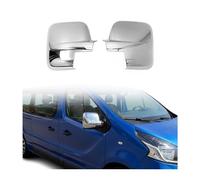 OMAC Calotte Specchio Spiegelabdeckung compatibile con Renault Trafic 2014-2026 Cromato ABS Grigio 2tlg