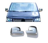 OMAC Calotte Specchio Spiegelabdeckung Leiste compatibile con VW T5 Caravelle V 2003-2010 | 2 Pz Auto Rückspiegel Spiegelblenden Copertura aus Cromato ABS