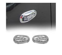 OMAC Mascherina per indicatori di direzione laterali per Opel Corsa C 2000 - 2006 cromato ABS