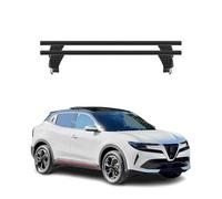 OMAC Menabo Barre portatutto trasversali per Alfa Romeo Junior 2024-2025 in alluminio, colore: Nero 2X