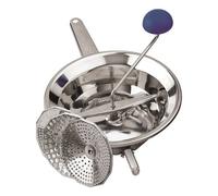 Omac Passa verdura inox Emanuel 2 con 3 dischi (20x32cm) Cromo 170