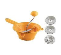 Omac Passa verdura plastica Tilly 2 con 3 dischi (20x15cm) Giallo 380