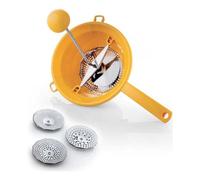 Omac Passa verdura plastica Tilly 3 con 3 dischi (24x17cm) Giallo 390