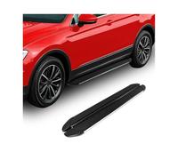 OMAC Pedane laterali compatibili con Fiat 500X 2014-2024 alluminio nero 2 pezzi